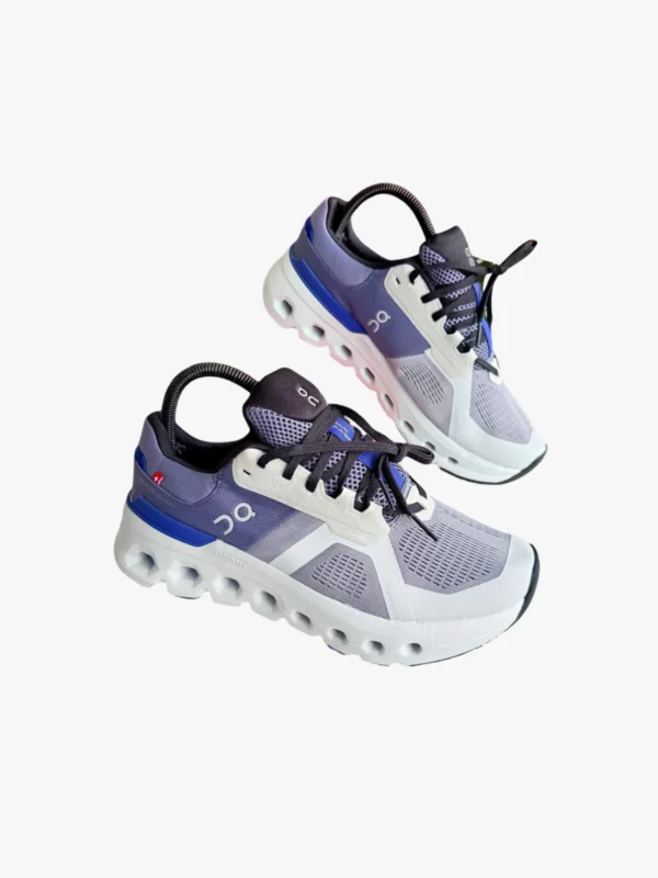 Zapatillas ON Cloudstratus 2 Blanco con gris y morado – Hombre