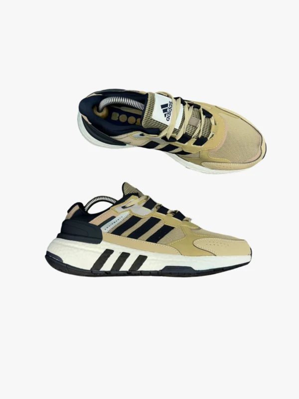 Adidas Equipment beige y negro - vista lateral