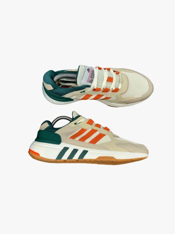 Adidas Equipment beige con naranja y verde - vista lateral