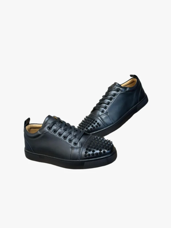 Zapatillas Christian Louboutin Louis Junior Spikes color negro para hombre